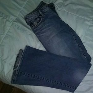 Distressed Silver jeans "bree"